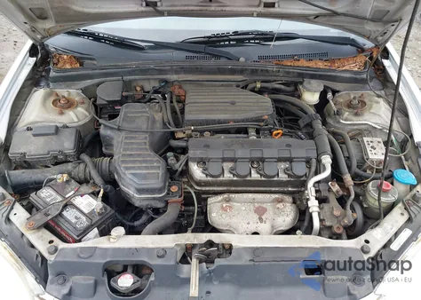 2004 Honda Civic Ex из США, поврежденный, VIN 2HGES26894H502596